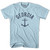 Georgia State Anchor Home Cotton Adult T-shirt - Light Blue