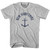New Hampshire State Anchor Home Cotton Adult T-shirt - Grey Heather New Hampshire State Anchor Home Cotton Adult T-shirt - Grey Heather