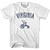 Virginia State Tricycle Adult Cotton T-shirt - White