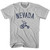 Nevada State Tricycle Adult Cotton T-shirt - Cool Grey
