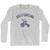 South Carolina State Tricycle Adult Cotton Long Sleeve T-shirt - Grey Heather