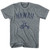 Hawaii State Tricycle Womens Tri-Blend T-shirt - Athletic Grey