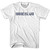 Rhode State Stencil Youth Cotton T-shirt - White