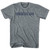Rhode State Stencil Womens Tri-Blend T-shirt - Athletic Grey
