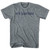 New Hampshire State Stencil Womens Tri-Blend T-shirt - Athletic Grey