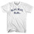 Blah Blah Blah Womens Cotton Junior Cut T-Shirt - White
