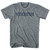 Wisconsin State Stencil Adult Tri-Blend T-shirt - Athletic Grey