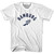 Hamburg Running Winged Foot Track T-shirt-Adult - White