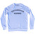 Cantankerous Warning Adult Tri-Blend Sweatshirt - White