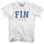 Finland FIN Soccer Country Code T-shirt - White