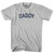 Daddy Adult Cotton T-shirt - Cool Grey