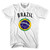 Brazil Soccer Ball T-shirt - White