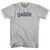 Daddy Adult Cotton T-shirt - Grey Heather