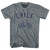 Chile Vintage Bike T-shirt-Athletic Grey
