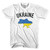 Ukraine Flag & Country T-shirt-Adult - White