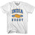 India 90's Rugby Ball T-shirt-Adult - White