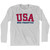 USA BMX Freestyle Ultras Long Sleeve T-shirt - Grey Heather