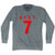 Ultras George Best 7 Legend Soccer Long Sleeve T-shirt - Athletic Grey Ultras George Best 7 Legend Soccer Long Sleeve T-shirt - Athletic Grey