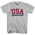 USA Badminton Ultras T-shirt - Grey Heather