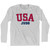 USA Judo Ultras Long Sleeve T-shirt - Grey Heather