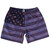 American Flag Black Out Athletic Fleece Sweatshorts Made In USA - Black