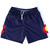Colorado Flag Athletic Fleece Sweatshorts Made In USA - Navy
