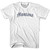 Womens Montana Old Town Font T-shirt - White