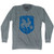 Ultras France Shield Ultras Soccer Long Sleeve T-shirt - Athletic Grey