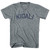 Kigali Vintage V-neck T-shirt - Athletic Grey