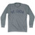 St. Lucia Vintage Long Sleeve T-shirt - Athletic Grey