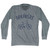 Arkansas Vintage Bike T-shirt Long Sleeve - Athletic Grey