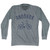 Andorra Vintage Bike T-shirt Long Sleeve - Athletic Grey