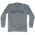 Dominica Vintage Long Sleeve T-shirt - Athletic Grey