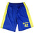 Teen Wolf Beavers Basketball Shorts Made In USA - Royal and Yellow Teen Wolf Beavers Basketball Shorts Made In USA - Royal and Yellow