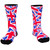 Great Britain Flag Party Crew Socks - Red, White, Blue Great Britain Flag Party Crew Socks - Red, White, Blue