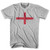 England Flag Cross T-shirt - Cool Grey