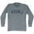 Kigali Vintage Long Sleeve T-shirt - Athletic Grey