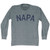Napa Vintage Long Sleeve T-shirt - Athletic Grey