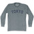 Tokyo Vintage Long Sleeve T-Shirt - Athletic Grey