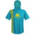 Kazakhstan Country Flag Sports Hoodie - Blue Yellow