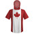 Canada Country Flag Sports Hoodie-Red White