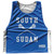 South Sudan Country Nations Crossed Sticks Reversible Lacrosse Pinnie Made In USA - Blue & White South Sudan Country Nations Crossed Sticks Reversible Lacrosse Pinnie Made In USA - Blue & White