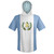 Guatemala Country Flag Sports Hoodie - Blue White
