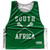 South Africa Country Nations Crossed Sticks Reversible Lacrosse Pinnie Made In USA - Green & White South Africa Country Nations Crossed Sticks Reversible Lacrosse Pinnie Made In USA - Green & White