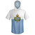 San Marino Country Flag Sports Hoodie - White Blue