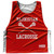Tajikistan Country Nations Crossed Sticks Reversible Lacrosse Pinnie Made In USA - Red & White Tajikistan Country Nations Crossed Sticks Reversible Lacrosse Pinnie Made In USA - Red & White