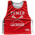 Yemen Country Nations Crossed Sticks Reversible Lacrosse Pinnie Made In USA - Red & White Yemen Country Nations Crossed Sticks Reversible Lacrosse Pinnie Made In USA - Red & White