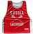 Russia Country Nations Crossed Sticks Reversible Lacrosse Pinnie Made In USA - Red & White Russia Country Nations Crossed Sticks Reversible Lacrosse Pinnie Made In USA - Red & White