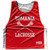 Romania Country Nations Crossed Sticks Reversible Lacrosse Pinnie Made In USA - Red & White Romania Country Nations Crossed Sticks Reversible Lacrosse Pinnie Made In USA - Red & White
