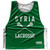 Syria Country Nations Crossed Sticks Reversible Lacrosse Pinnie Made In USA - Green & White Syria Country Nations Crossed Sticks Reversible Lacrosse Pinnie Made In USA - Green & White